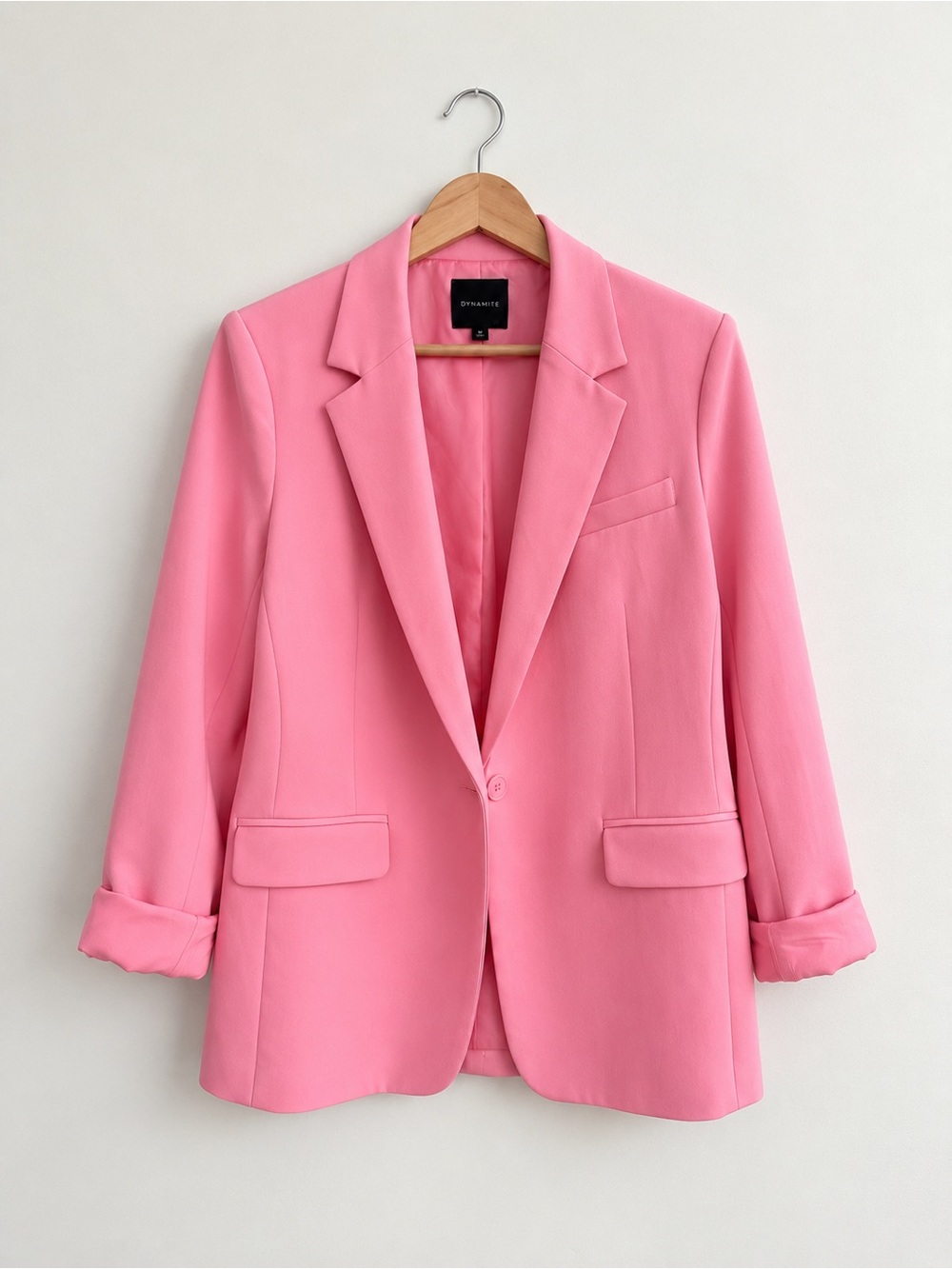 💗 Dynamite Pink Oversized Blazer | Size L